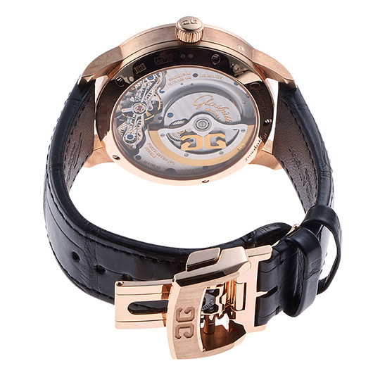 グラスヒュッテオリジナル パノマティック ルナ 1-90-02-49-35-61 ブラック 中古 サブカット 2枚目