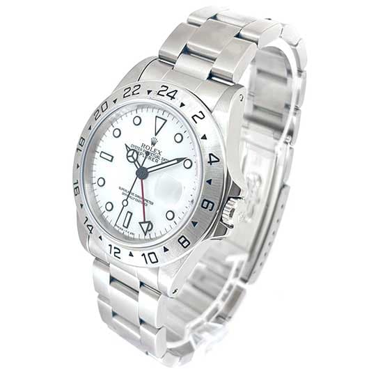 ロレックス エクスプローラーⅡ 16570 ホワイト 中古 サブカット 1枚目