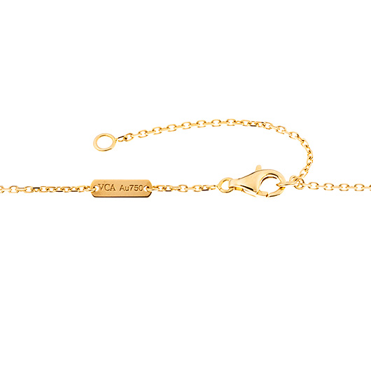 ヴァンクリーフ＆アーペル ヴィンテージ アルハンブラ ペンダント イエローゴールド/ブラック 中古 サブカット 3枚目