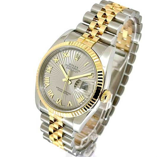 ロレックス デイトジャスト 116233 グレー 中古 サブカット 1枚目