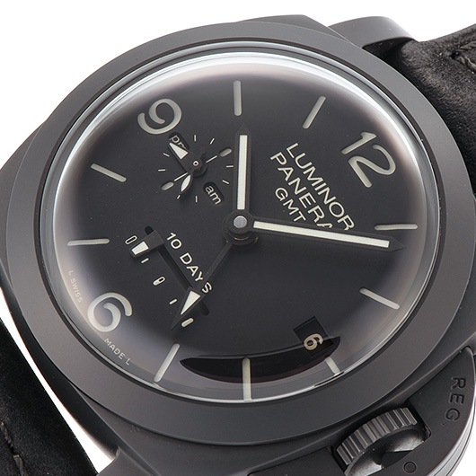 パネライ ルミノール1950 10デイズGMT チェラミカ PAM00335 ブラック 中古 サブカット 1枚目