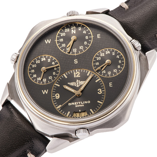 ブライトリング ワールドタイム 80840 ブラック 中古 サブカット 1枚目