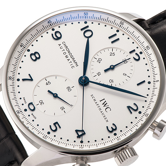 IWC ポルトギーゼ クロノグラフ IW371446 シルバー 中古 サブカット 1枚目