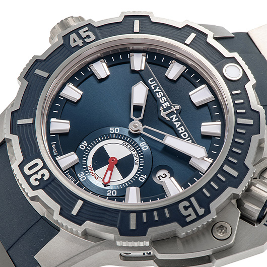 ユリス・ナルダン ダイバー ディープダイブ 3203-500/93 ブルー 新品未使用 サブカット 1枚目