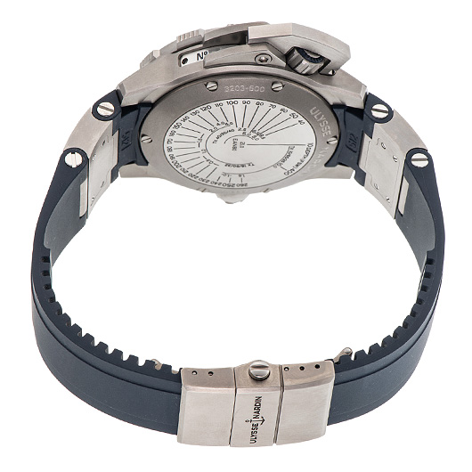 ユリス・ナルダン ダイバー ディープダイブ 3203-500/93 ブルー 新品未使用 サブカット 2枚目