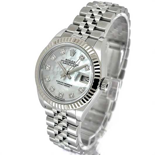 ロレックス デイトジャスト28 279174NG ホワイト 中古 サブカット 1枚目