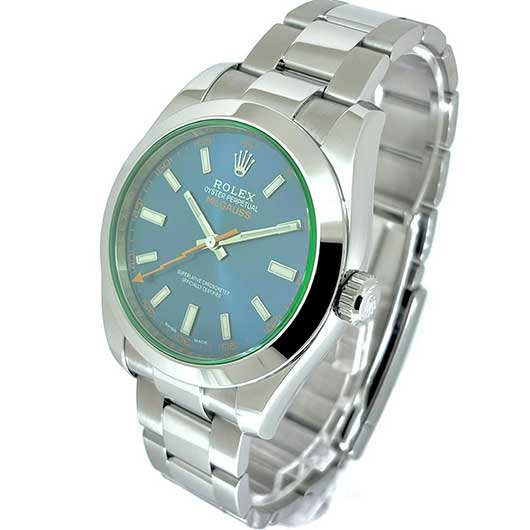 ロレックス ミルガウス 116400GV Zブルー 中古 サブカット 1枚目