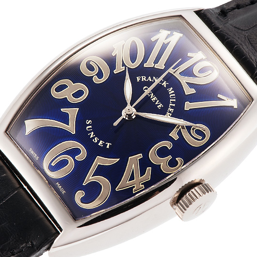 フランク・ミュラー トノウカーベックス サンセット 5850SC ブルー 中古 サブカット 1枚目