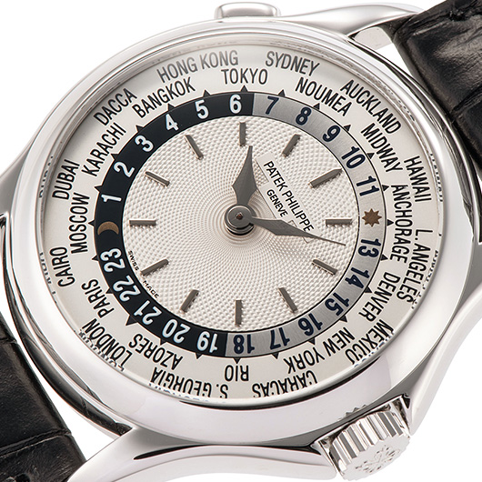 パテックフィリップ ワールドタイム 5110G-001 シルバー 中古 サブカット 1枚目