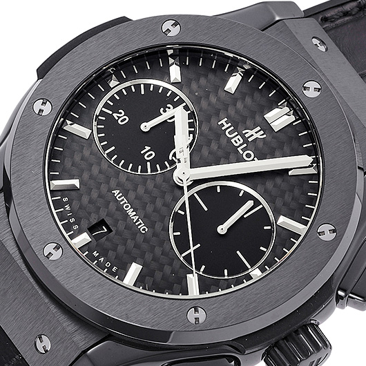 ウブロ クラシック フュージョン クロノグラフ ブラックマジック 521.CM.1771.RX ブラック 中古 サブカット 1枚目