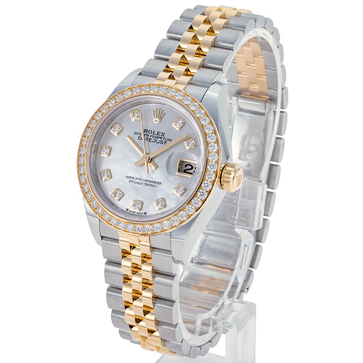 ロレックス デイトジャスト28 279383RBR ホワイト 新品未使用 サブカット 1枚目