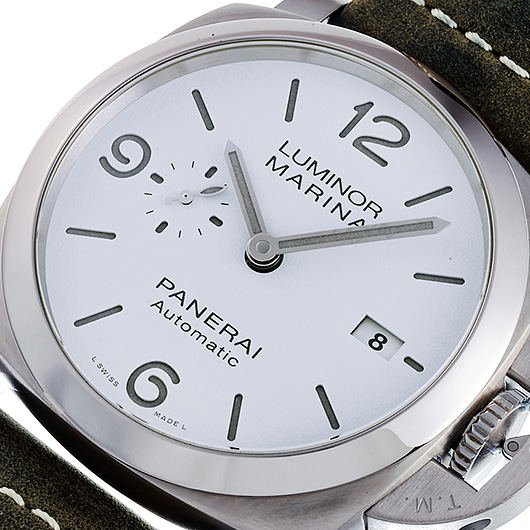 パネライ ルミノール マリーナ PAM01314 ホワイト 中古 サブカット 1枚目