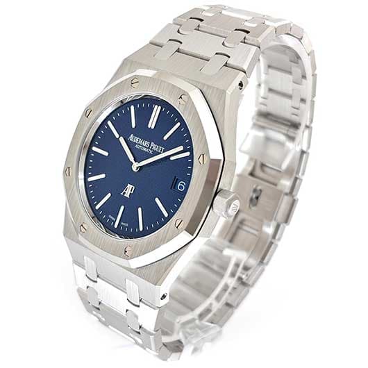 オーデマ・ピゲ ロイヤルオーク ジャンボエクストラシン 16202BC.OO.1240BC.02 ブルー 新品 サブカット 1枚目