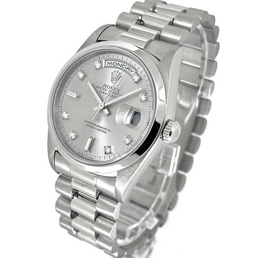 ロレックス デイデイト 18206A シルバー 中古 サブカット 1枚目