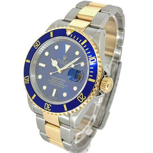 ロレックス サブマリーナ デイト 16613LB ブルー 中古 サブカット 1枚目