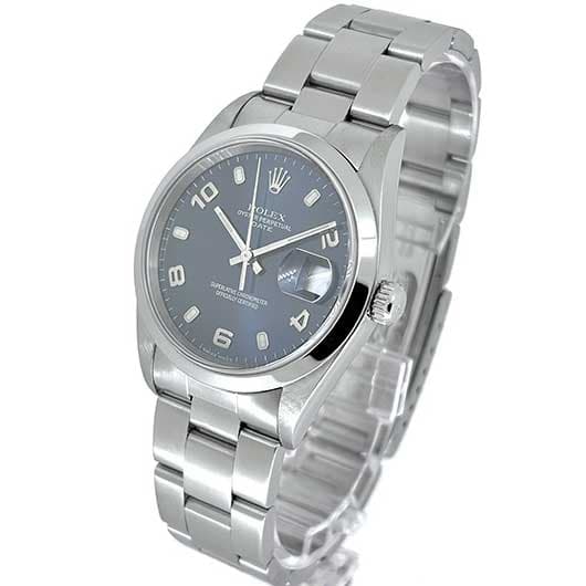 ロレックス オイスター パーペチュアル デイト 15200 ブルー 中古 サブカット 1枚目