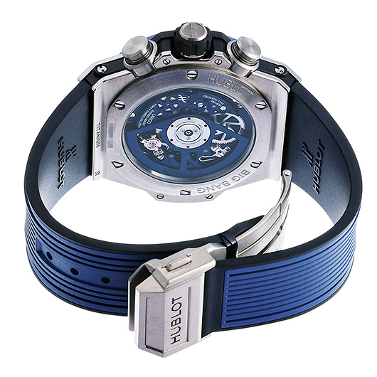 ウブロ ビッグバン ウニコ チタニウム ブルー 421.NL.5170.RX ブルー 中古 サブカット 2枚目