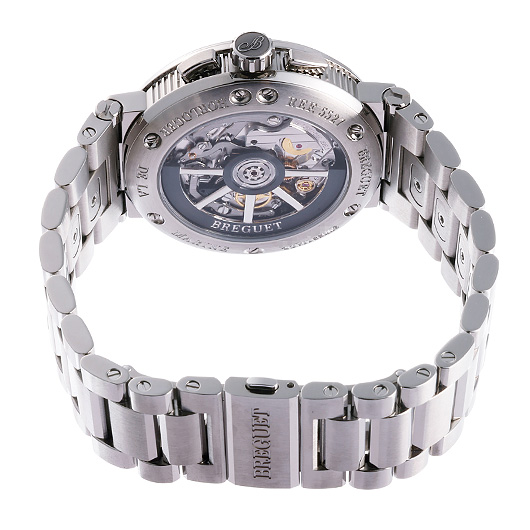 ブレゲ マリーン クロノグラフ 5527 5527TI/Y1/TW0 ブルー 中古 サブカット 2枚目