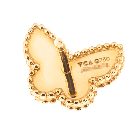 ヴァンクリーフ＆アーペル スウィート アルハンブラ パピヨン ブレスレット イエローゴールド/ホワイト 中古 サブカット 3枚目