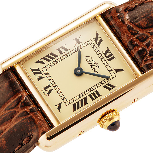 カルティエ マストタンク　ヴェルメイユ W1003154 アイボリー 中古 サブカット 1枚目