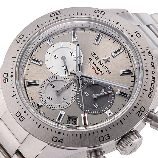 ゼニス クロノマスター スポーツ 95.3100.3600/39.M3100 グレー 中古 サブカット 1枚目