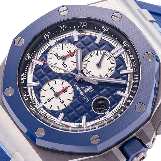 オーデマ・ピゲ ロイヤルオーク オフショア クロノグラフ 26400SO.OO.A335CA.01 ブルー/シルバー 中古 サブカット 1枚目