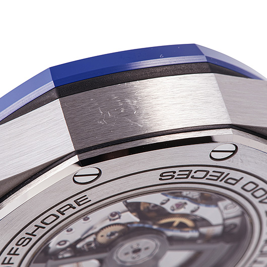 オーデマ・ピゲ ロイヤルオーク オフショア クロノグラフ 26400SO.OO.A335CA.01 ブルー/シルバー 中古 サブカット 4枚目