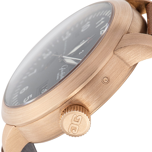 グラスヒュッテオリジナル セネター ナビゲーター パーペチュアルカレンダー 100-07-07-07-04 ブラック 中古 サブカット 4枚目