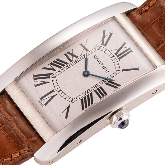 カルティエ タンクアメリカンLM W2601356 シルバー 中古 サブカット 1枚目