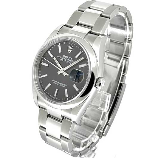 ロレックス デイトジャスト36 126200 ブラック 中古 サブカット 1枚目