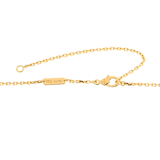 ヴァンクリーフ＆アーペル マジック アルハンブラ ネックレス イエローゴールド 中古 サブカット 3枚目