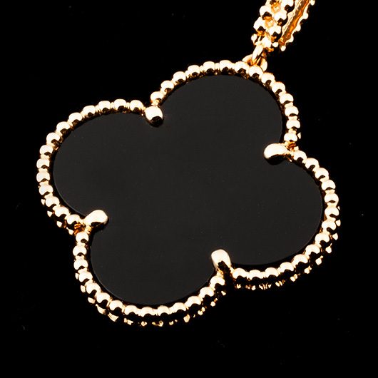 ヴァンクリーフ＆アーペル マジック アルハンブラ ネックレス イエローゴールド 中古 サブカット 4枚目