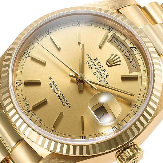 ロレックス デイデイト 18038 ブラウン アンティーク サブカット 1枚目