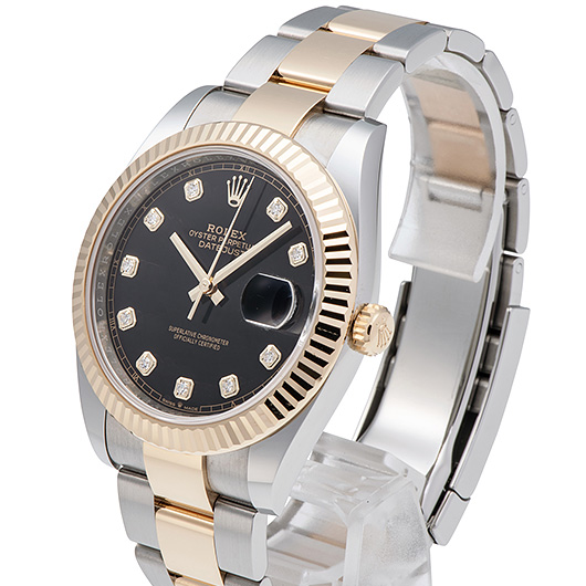 ロレックス デイトジャスト41 126333G ブラック 新品未使用 サブカット 1枚目