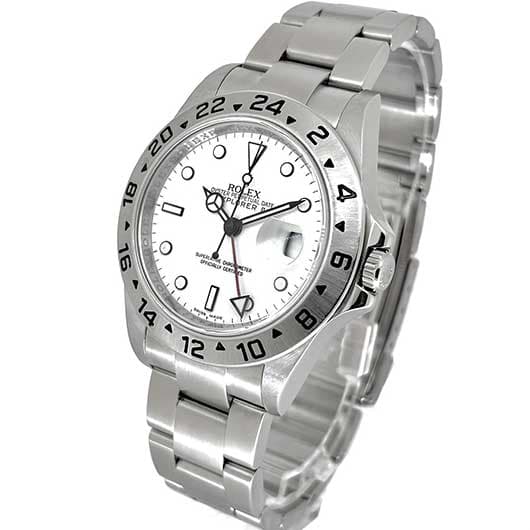 ロレックス エクスプローラーⅡ 16570 ホワイト 中古 サブカット 1枚目