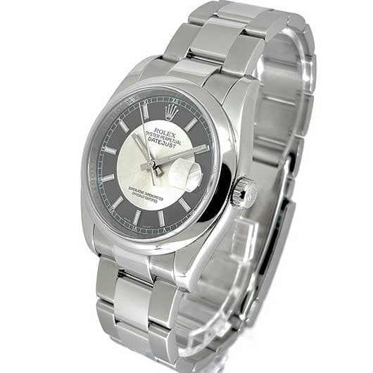 ロレックス デイトジャスト 116200 ブラック/シルバー 中古 サブカット 1枚目
