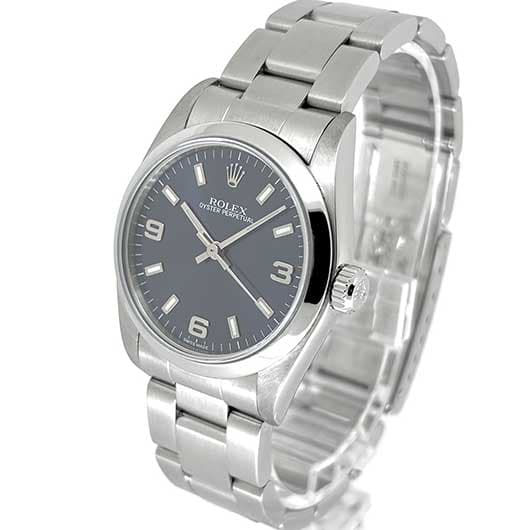 ロレックス オイスター パーペチュアル 77080 ブルー 中古 サブカット 1枚目