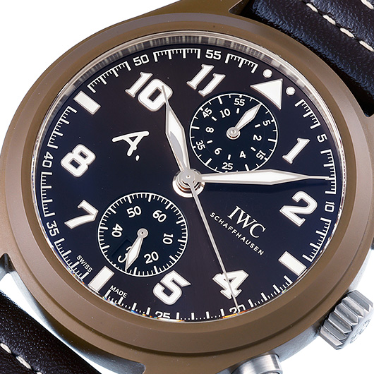 IWC パイロットウォッチ クロノグラフ ラストフライト IW388004 ブラウン 中古 サブカット 1枚目