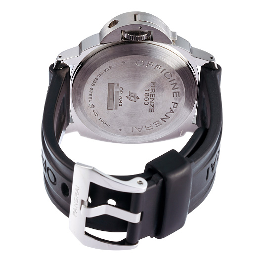 パネライ ルミノール マリーナ ロゴ アッチャイオ PAM01005 ブラック 中古 サブカット 2枚目