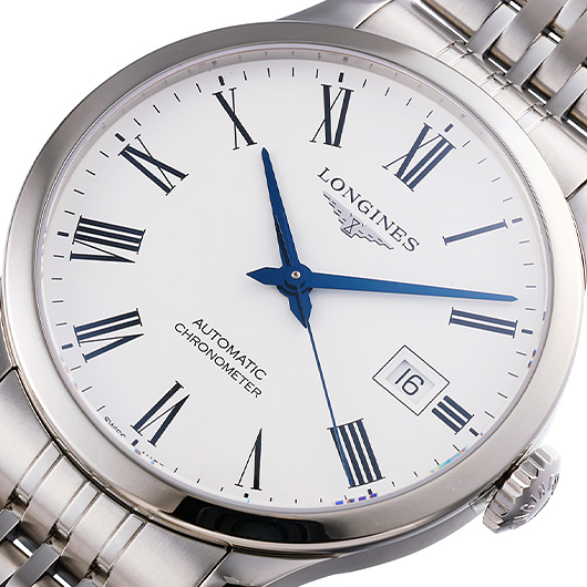 ロンジン レコード L2.820.4.11.6 ホワイト 新品 サブカット 1枚目