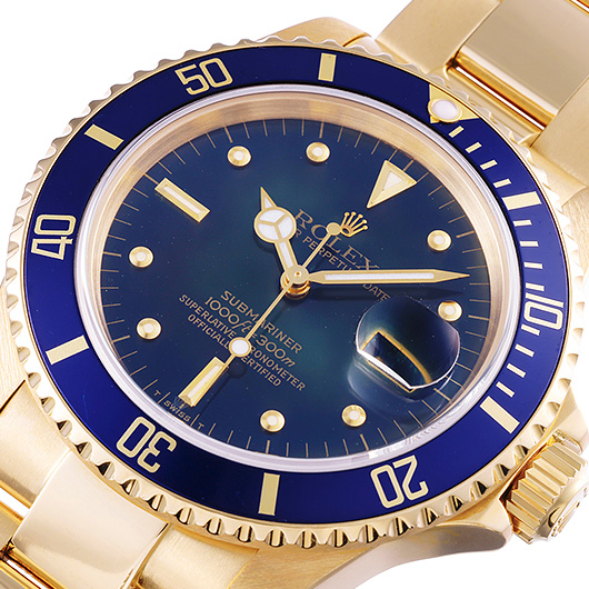 ロレックス サブマリーナ デイト 16808 ブルー アンティーク サブカット 1枚目