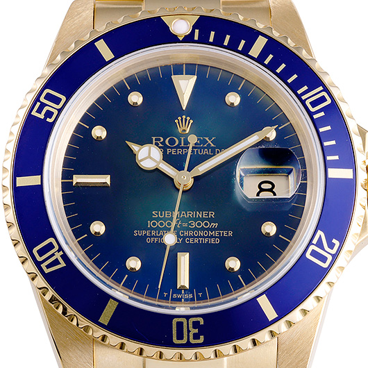 ロレックス サブマリーナ デイト 16808 ブルー アンティーク サブカット 3枚目