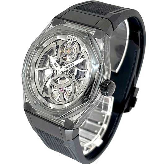 ジラールペルゴ ローレアート アブソルート ライト＆シェード 81071-43-2022-1CX グレー 中古 サブカット 1枚目