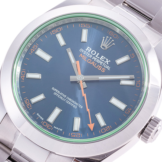 ロレックス ミルガウス 116400GV Zブルー 中古 サブカット 1枚目