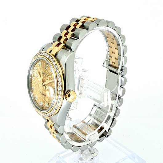 ロレックス デイトジャスト 178383G シャンパン 中古 サブカット 1枚目