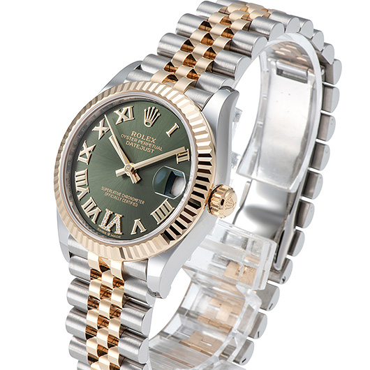 ロレックス デイトジャスト 31 278273 オリーブグリーン 新品未使用 サブカット 1枚目