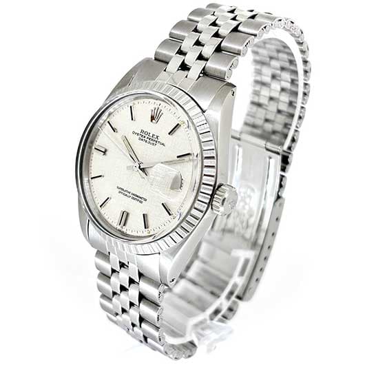 ロレックス デイトジャスト 1603 シルバー アンティーク サブカット 1枚目