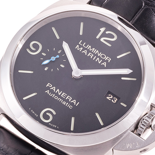 パネライ ルミノールマリーナ1950 3デイズ アッチャイオ PAM01312 ブラック 中古 サブカット 1枚目