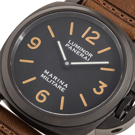 パネライ ルミノール マリーナミリターレ PAM05218 ブラック 中古 サブカット 1枚目
