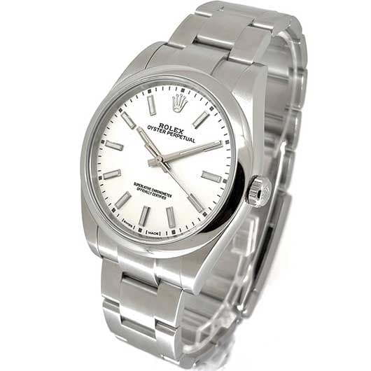 ロレックス オイスターパーペチュアル39 114300 ホワイト 中古 サブカット 1枚目